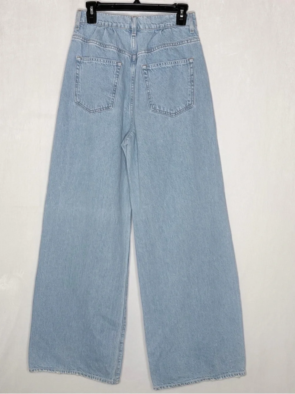 Grlfrnd Chloe High‎ Rise Pleated Wide Leg Jeans